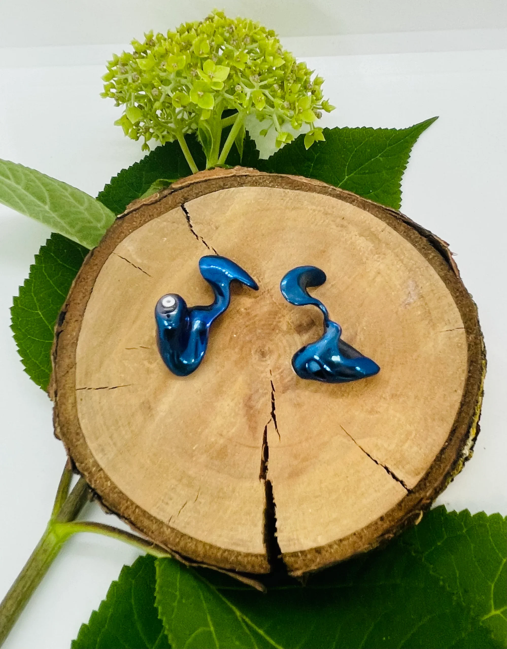 Detail einer maßgefertigten Otoplastik